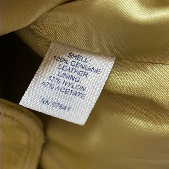 J Jill Natural Suede Cut Out Mustard Fitted Button Down Jacket Small - Picture 4 of 5